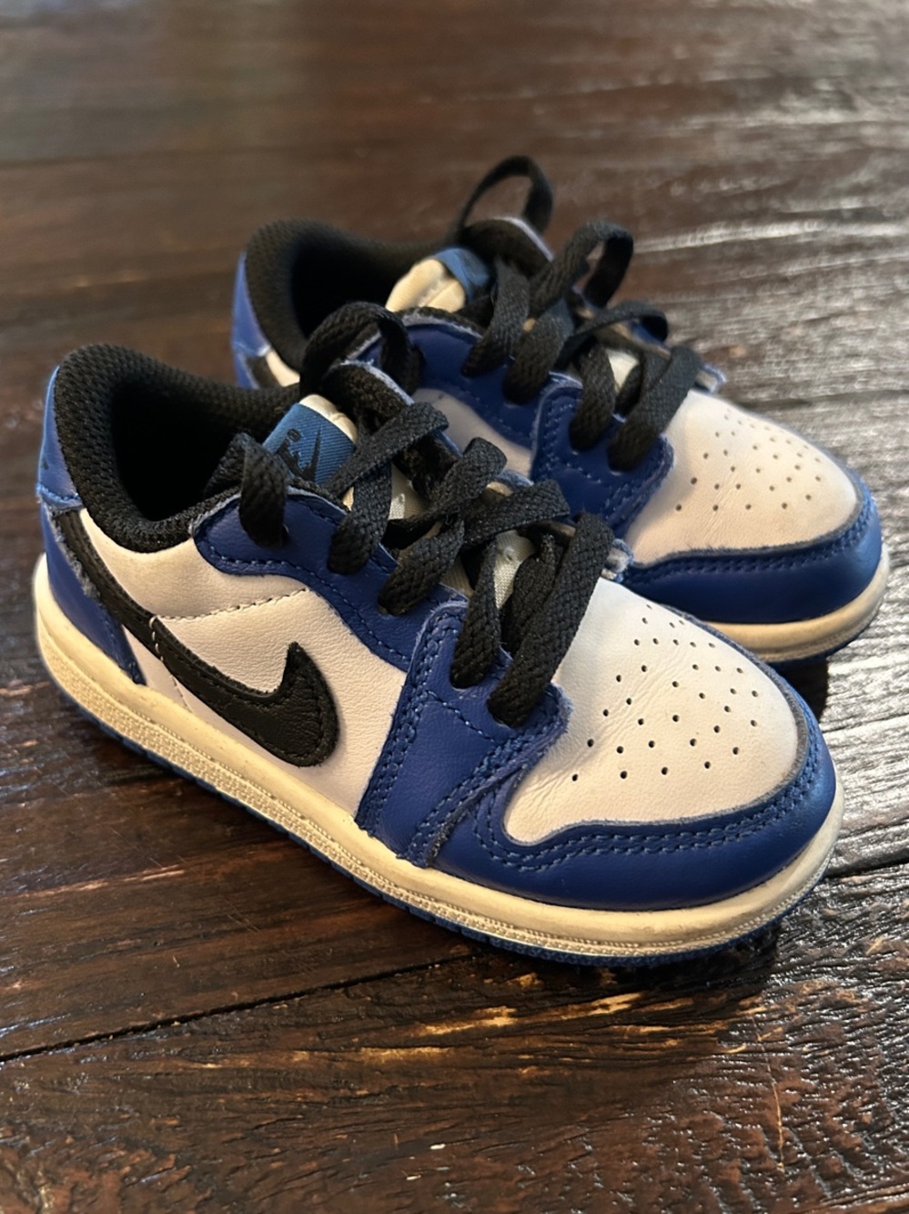 Nike Toddler Air Jordan 1 Retro Low OG TD "Game Royal" (Style Code: FQ5435-140)